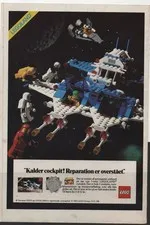 LEGO ADVERTISING INSERTS #  1-1203 # SPACE # 1983 #