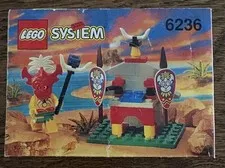 LEGO 6236 Instruction Manual Only King Kahuka Pirates Islanders 1994 Rare VTG
