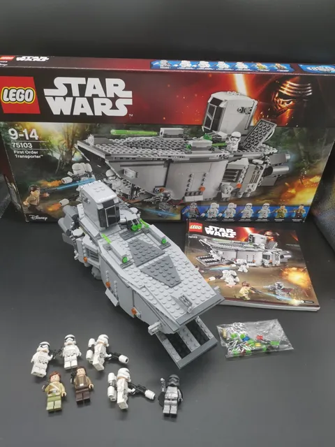 LEGO Star Wars: First Order Transporter (75103) | Complete | With BA and Original Box