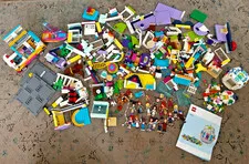 Lego Friends Lot Loose Camper Sailboat Egg 14 People 9 Animals Police ++
