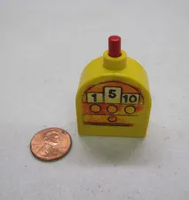 Vintage Lego Duplo TIMER BELL ALARM w/ NUMBERS Push for Sound Rings!