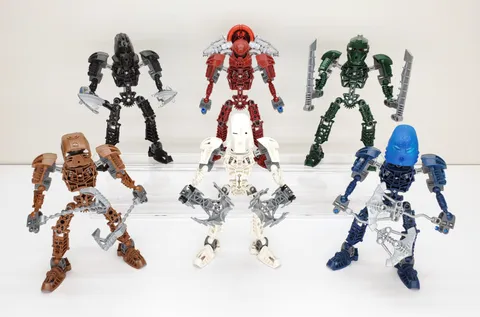 LEGO Bionicle - Toa Metru - Complete Set of 6 - 8601 8602 8603 8604 8605 8606