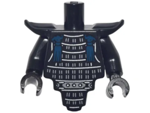 LEGO® Part 28680pb01c01 - Torso, Modified Short with Smooth Armor Breastplate