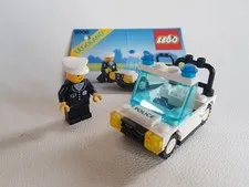 LEGO 6506 Precinct Cruiser Police Car Classic 1989 Town 6506-1 incl instructions
