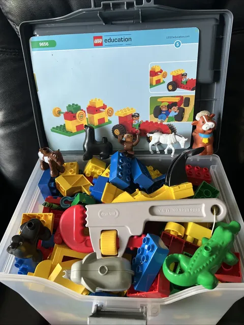 Huge Bulk Lego Duplo 13lbs Pounds Lot Bricks Building Blocks Parts Pieces