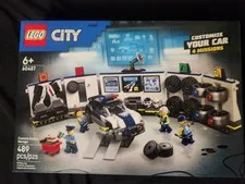 LEGO City 60457 Custom Police Car Garage Set 489 Pieces