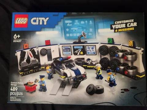 LEGO City 60457 Custom Police Car Garage Set 489 Pieces