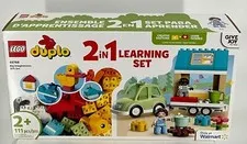 Lego Duplo 2-In-1 Learning Set 111 Pcs For Ages 2+ Imagination & Creativity