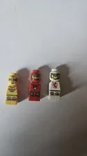 Lot of 3 microfigs knights from lego lava dragon game