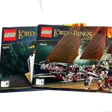 LEGO Lord of the Rings Instruction Manuals Lot 9474 Helm's Deep 79008 Vintage