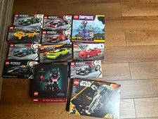 LEGO Lot of Complete Boxed Sets Speed Champions Fortnite Star Wars Icons