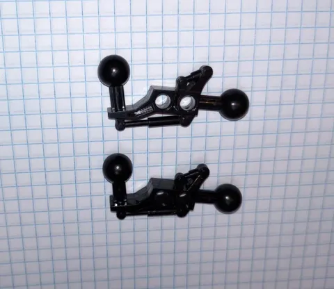 2 Black Lego 32173 Star Wars Mindstorms Bionicle  leg arm Technic 2 Ball Joints