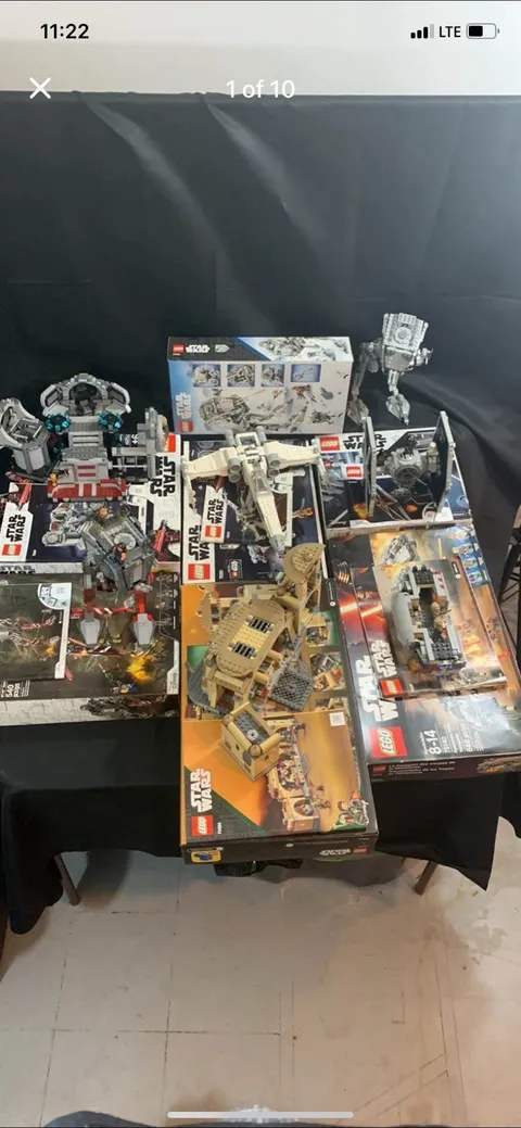 7 RETIRED LEGO Star Wars Sets - 75140, 75254, 75291, 75300, 75301, 75322 & 75326