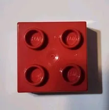 Lego Red Duplo, Brick 2 x 2 Pieces Parts