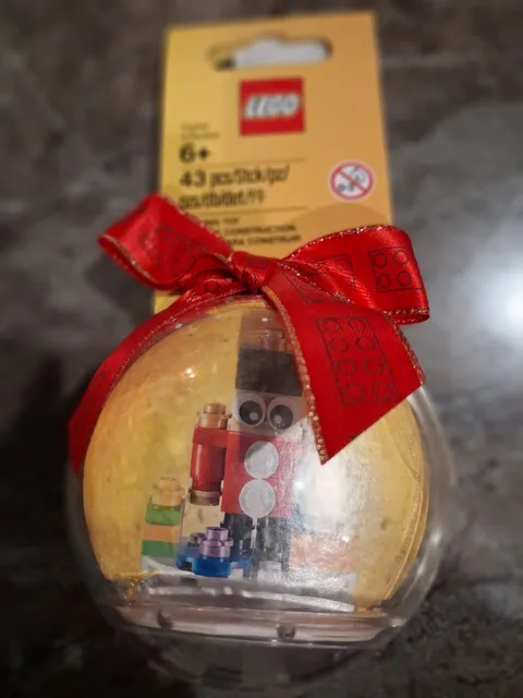 LEGO Toy Soldier Christmas Ornament 853907 43 Pcs Stocking Stuffers Kids Build