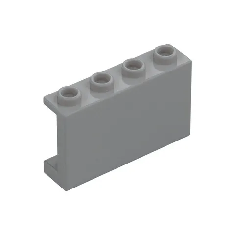 LEGO 14x Light Bluish Gray Panel 1 x 4 x 2 with Side Supports inv.647