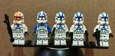 LEGO Star Wars Clone Trooper Minifigure Lot (5) 
