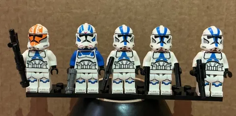 LEGO Star Wars Clone Trooper Minifigure Lot (5) 
