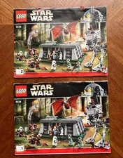 LEGO Star Wars 8038 Battle of Endor Original Instruction Manuals 1 & 2