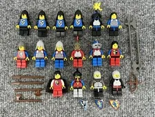 Lego Castle Knight Minifigures Lot of 16 Knights  Accessories Vintage