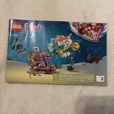 Lego Dolphin Rescue Booklet 41378 Instructions