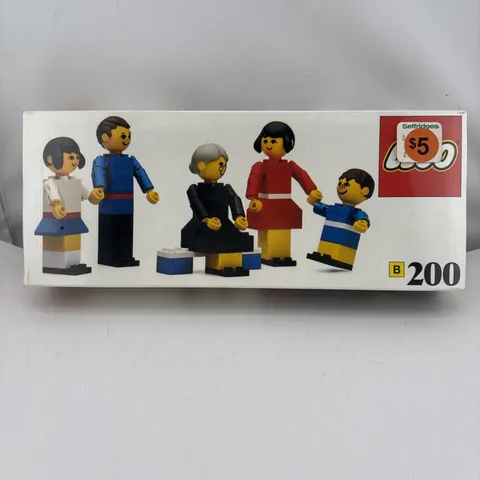 NEW SEALED 1976 Vintage LEGO Family 200B Building Set Rare Classic Denmark