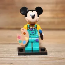 LEGO Mickey Mouse Artist Painter Minifigure dis115 Disney 100 Years Animation