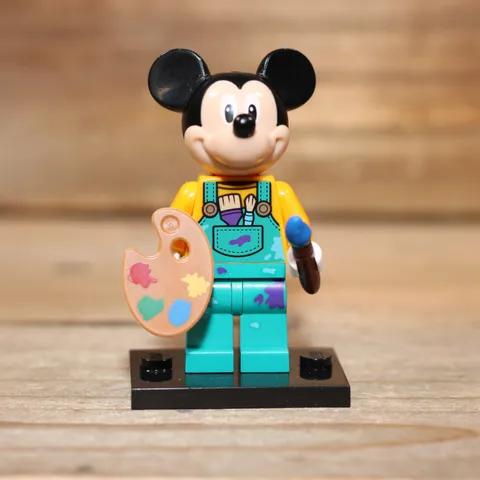 LEGO Mickey Mouse Artist Painter Minifigure dis115 Disney 100 Years Animation