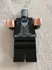 LEGO Batman 1 Alfred Pennyworth Torso Cracked bat014 2006