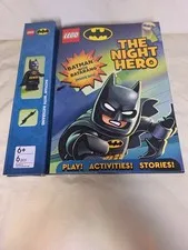 LEGO Batman: The Night Hero Book w/Minifigure DC Comics - NEW