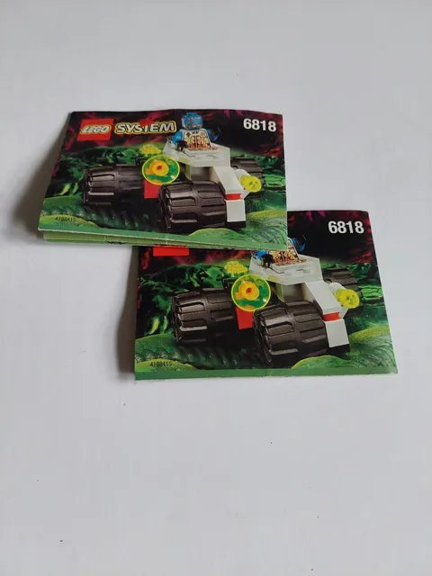 Lego 6818 Space Cyborg Scout Instruction Booklet Only