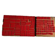 LEGO  Lot Red Plates Flat