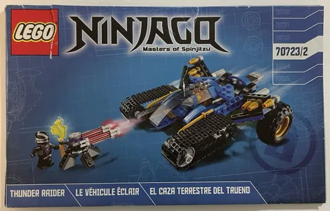 LEGO® NINJAGO Thunder Raider 2013 Instruction Manual Set 70723/2