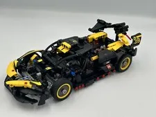Lego CSR Bugatti Technic Racing Car Yellow Incomplete Set Building Set