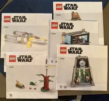 Lego Star Wars 75365 Yavin 4 Rebel Base Instruction Manuals