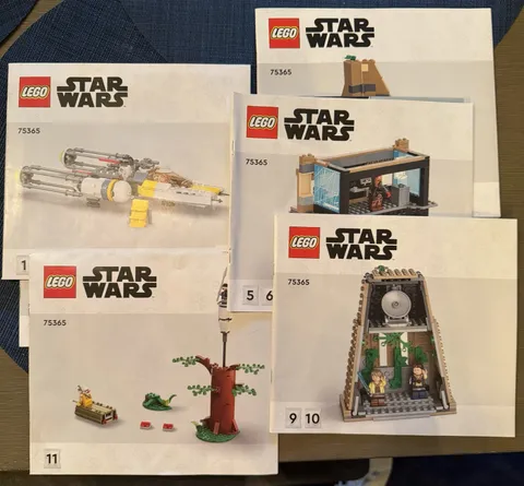 Lego Star Wars 75365 Yavin 4 Rebel Base Instruction Manuals