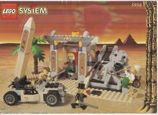 Vintage Lego Adventurers Mummy's Tomb 5958 Egypt Instruction Manual Booklet 1998