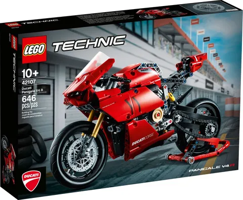 LEGO Technic 42107 Ducati Panigale V4 R 646pc New Sealed Retired