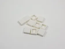 LEGO Lot of 10 White 1x1 Smooth Tiles Plates S4