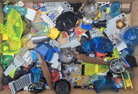 Vintage Lego Parts Pieces Lot Space Specialty Unique Classic UFO Transparent