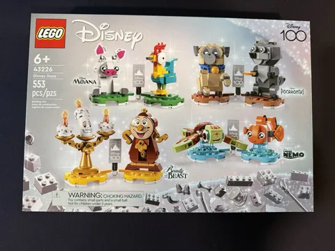 LEGO 43226 Disney Duos – New Sealed 553 pcs – Disney 100 – Retired