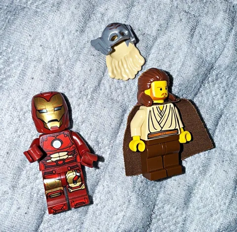 READ DESCRIPTION LEGO Iron Man Minifigure Lot w/ LEGO Star Wars RARE