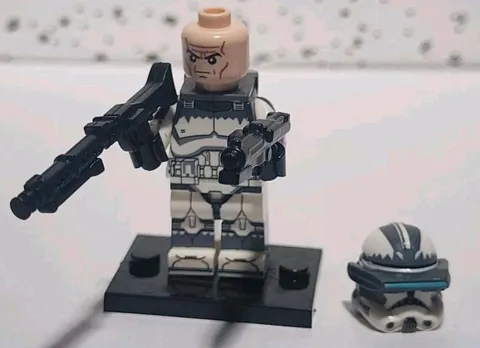 Custom Lego Star Wars 104th Wolfpack Clone Trooper Wolffe 