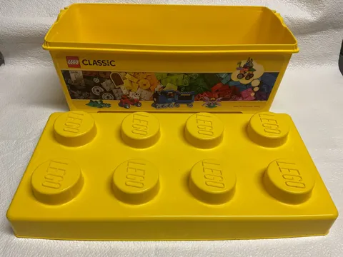 LEGO Storage Brick Block Storage Container 8 Stud Plastic Bin Box Empty Set of 3