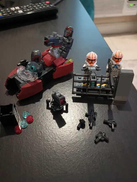 LEGO Star Wars Siege of Mandalore Battle Pack 100% Complete with 4 Minifigures,