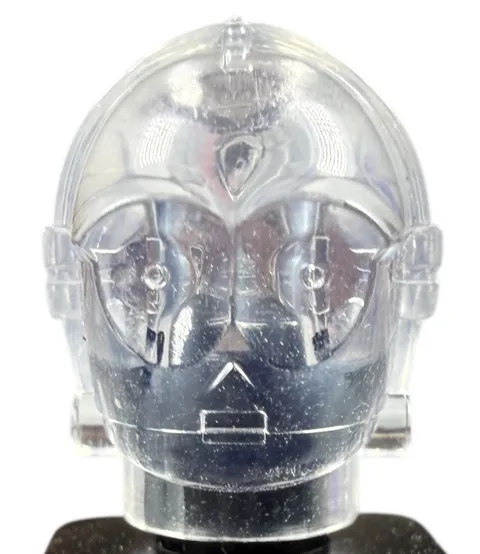 OFFICIAL LEGO - Star Wars C-3PO Head - Trans Clear (Unreleased Color) Prototype