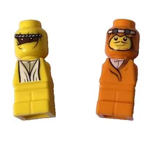 Retired Lego Heroica Ramses & Orange Adventurer Microfigures Ramses Pyramid 3843