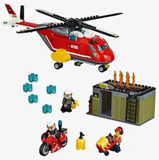 LEGO City 60108 Fire Response Unit Bulk Parts Lot Polybag Multicolor Plastic