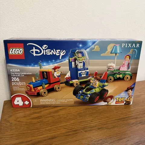 LEGO Disney Toy Story Celebration Train & RC Car 43264 New Sealed Box