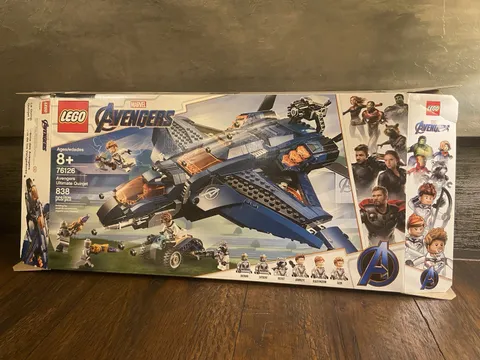 LEGO Marvel Avengers Ultimate Quinjet 76126 Set w/ Minifigures, Box, (Pre-Owned)